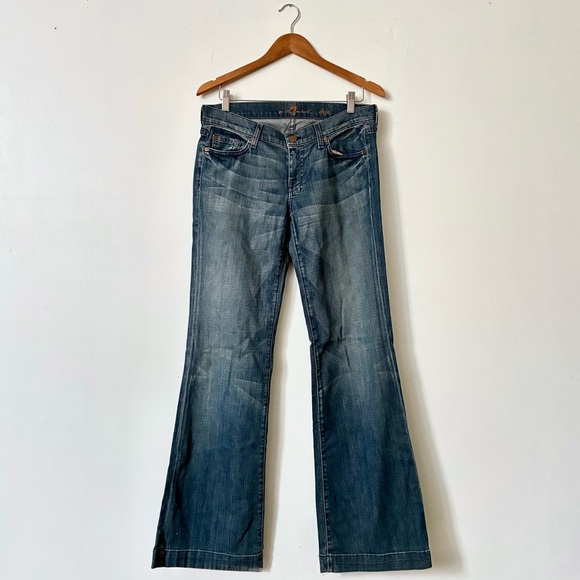 Seven for all Mankind Dojo New Zealand Vintage Long Trouser Jean 7FAM 31 $228 - Picture 1 of 7